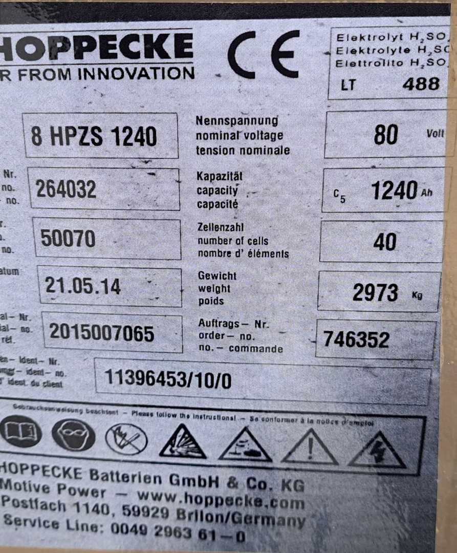 Used Forklift Linde E60 4 riteņu dakšu iekrāvējs (Image 15) Used Forklift Linde E60 4 riteņu dakšu iekrāvējs (Image 15)