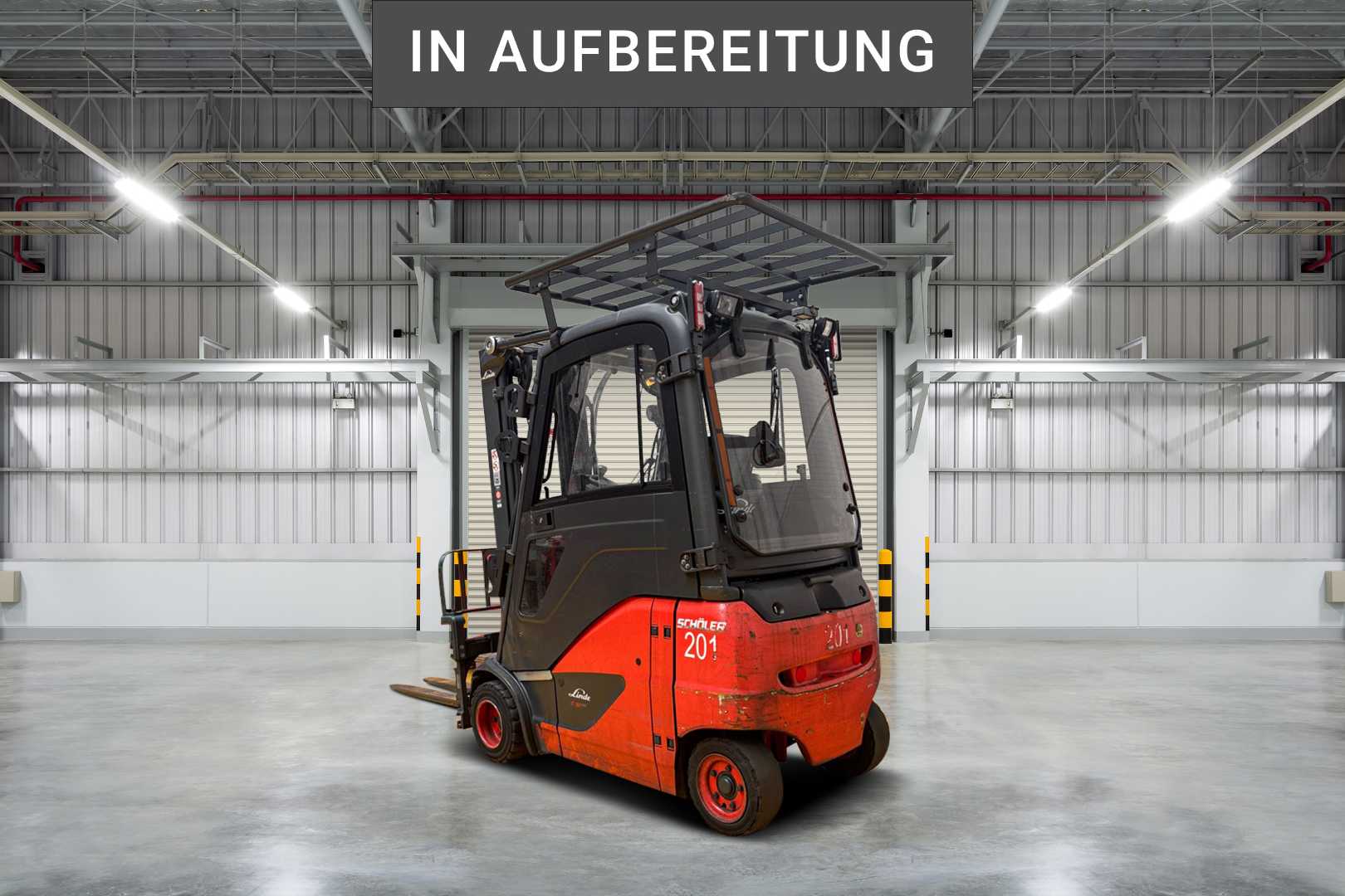 Used Forklift Linde E18PH 4 riteņu dakšu iekrāvējs (Image 3) Used Forklift Linde E18PH 4 riteņu dakšu iekrāvējs (Image 3)