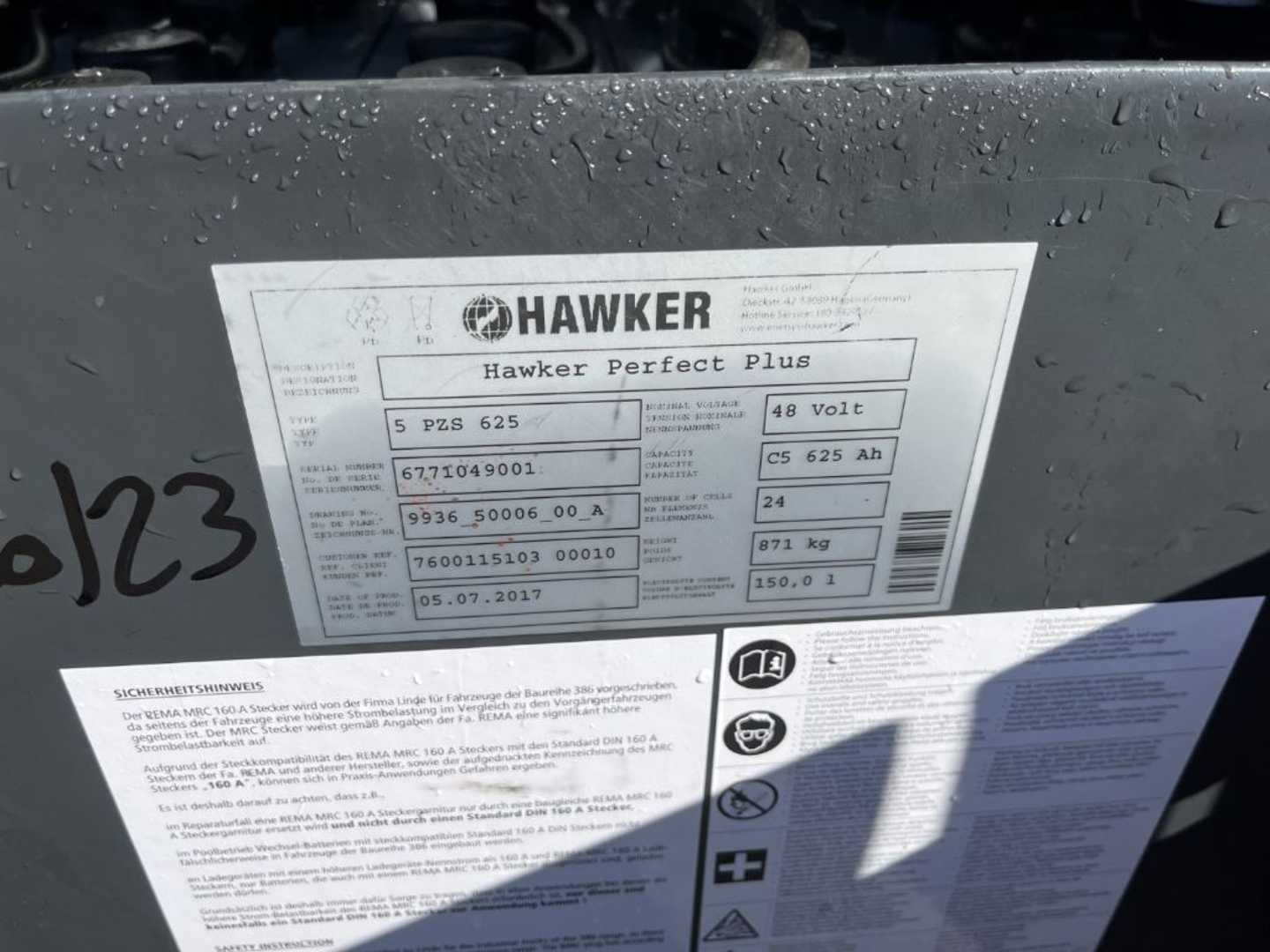 Used Forklift Linde E16P-02 4 riteņu dakšu iekrāvējs (Image 8)