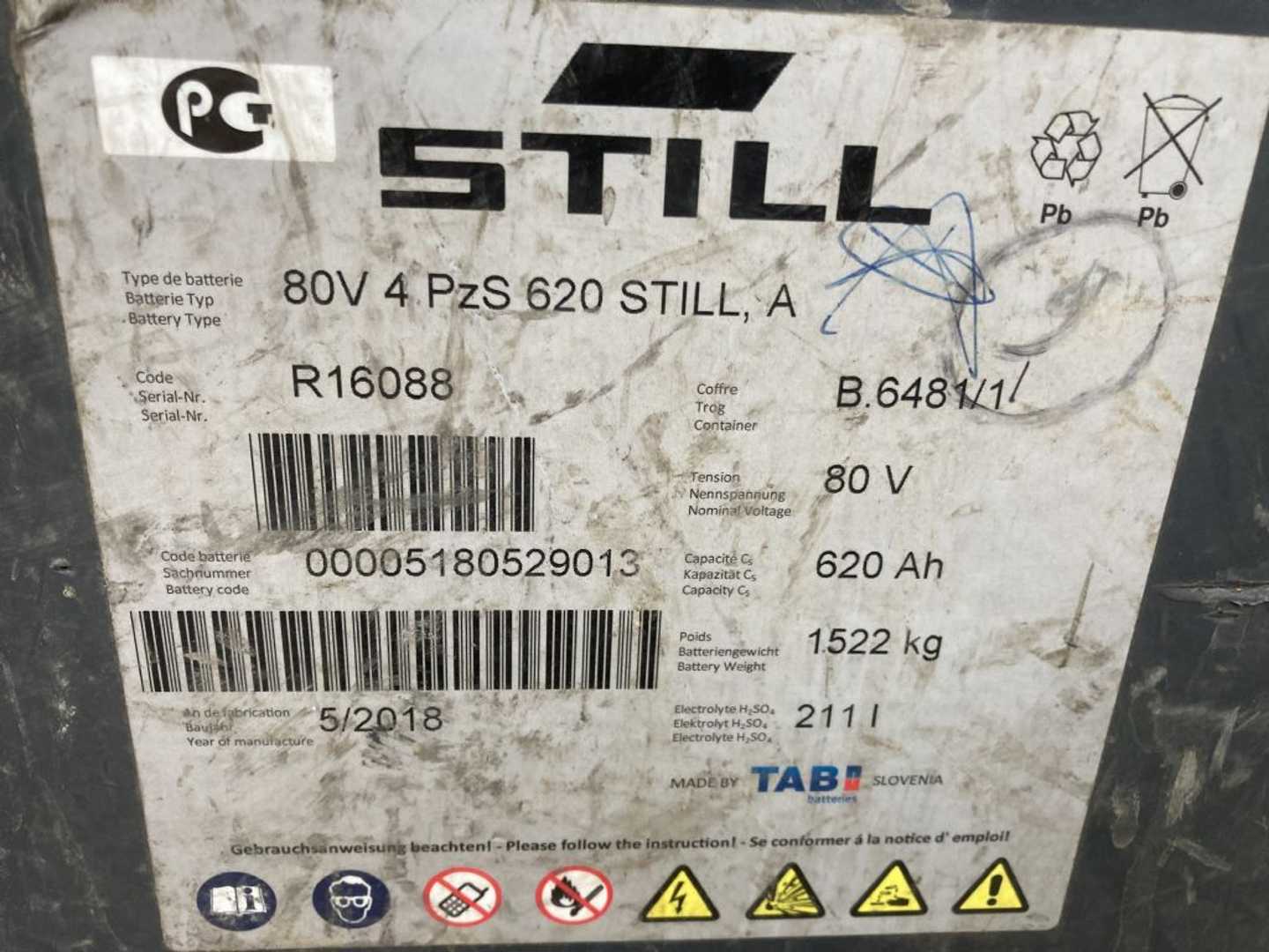 Used Forklift STILL RX 60-30 / Lack NEU / AKKU 87 % 4 riteņu dakšu iekrāvējs (Image 8)