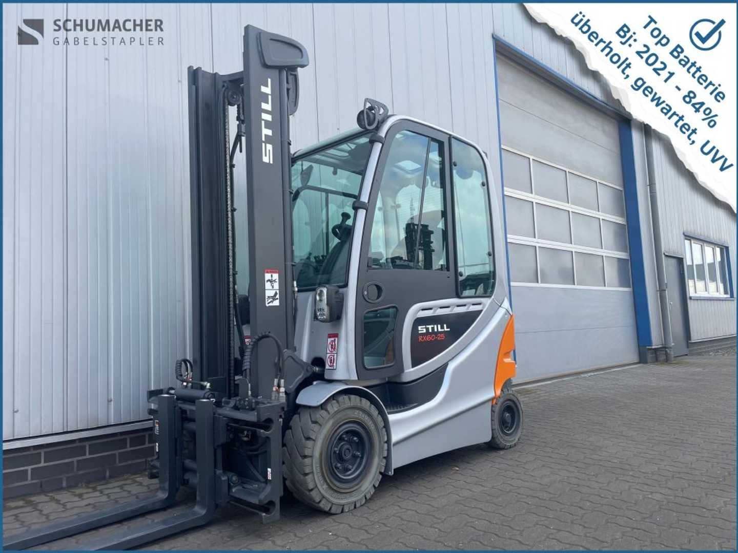 Used Forklift STILL RX60-25 | Batterie 2021 4 riteņu dakšu iekrāvējs (Image 1)