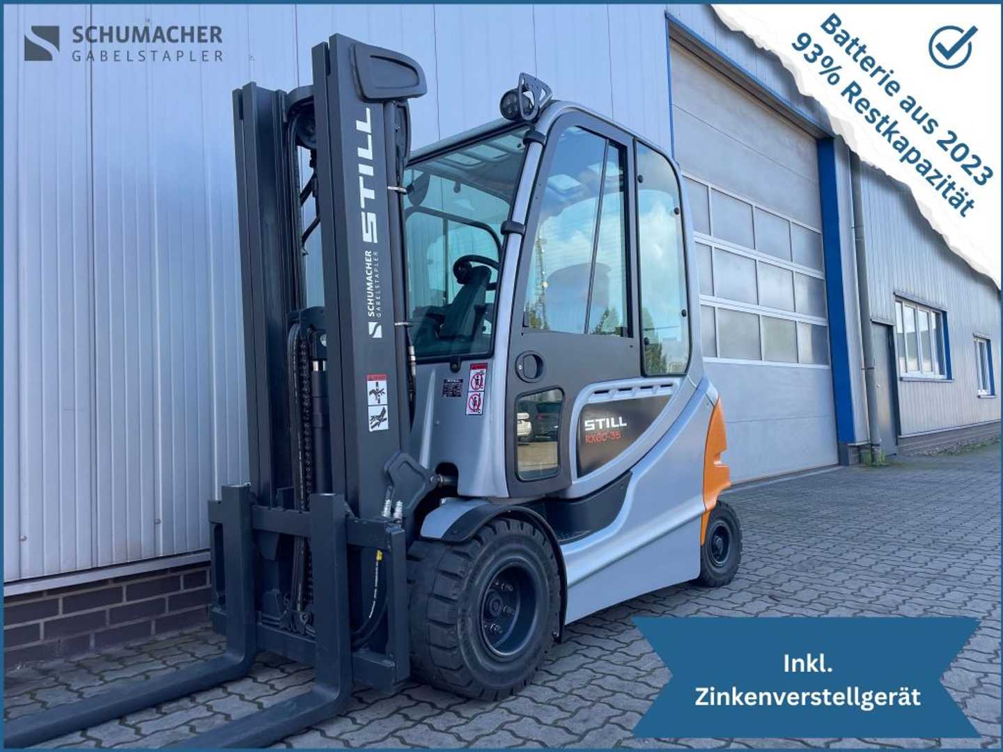 Used Forklift STILL RX60-35 | Batterie 93% 4 riteņu dakšu iekrāvējs (Image 1) Used Forklift STILL RX60-35 | Batterie 93% 4 riteņu dakšu iekrāvējs (Image 1)