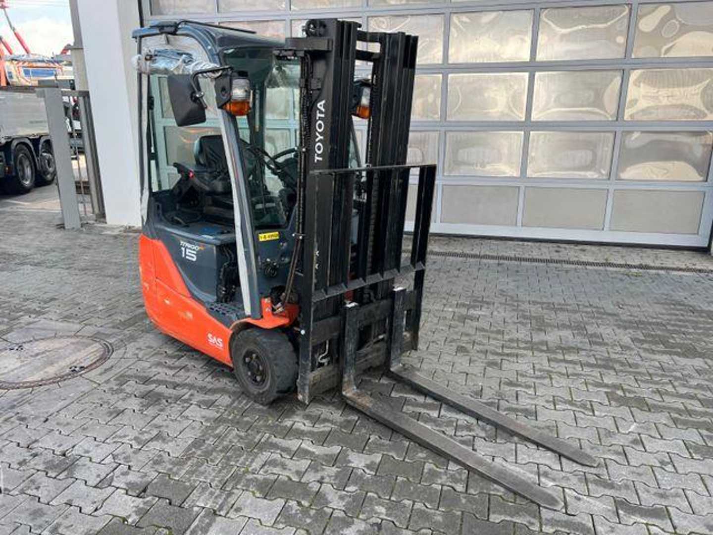 Used Forklift Toyota 8FBET15 / Triplex: 4.30m / nur 1.187h! / SS 4 riteņu dakšu iekrāvējs (Image 10) Used Forklift Toyota 8FBET15 / Triplex: 4.30m / nur 1.187h! / SS 4 riteņu dakšu iekrāvējs (Image 10)