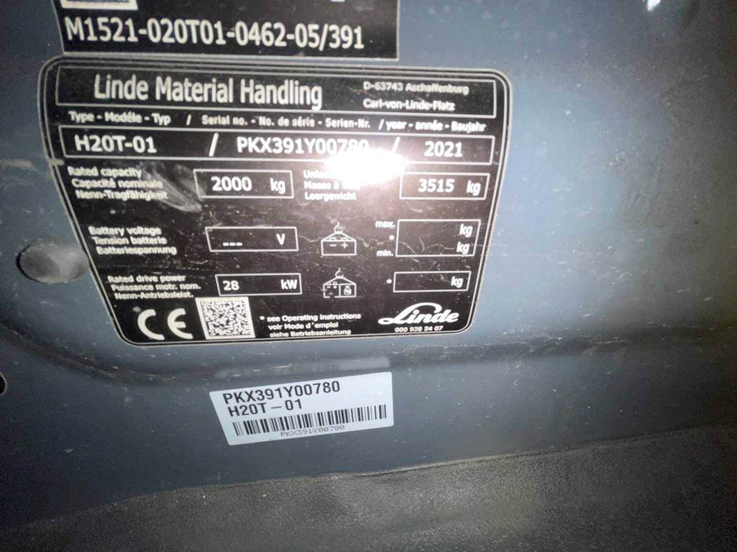 Used Forklift Linde H20T-391-EVO 4 riteņu dakšu iekrāvējs (Image 10) Used Forklift Linde H20T-391-EVO 4 riteņu dakšu iekrāvējs (Image 10)