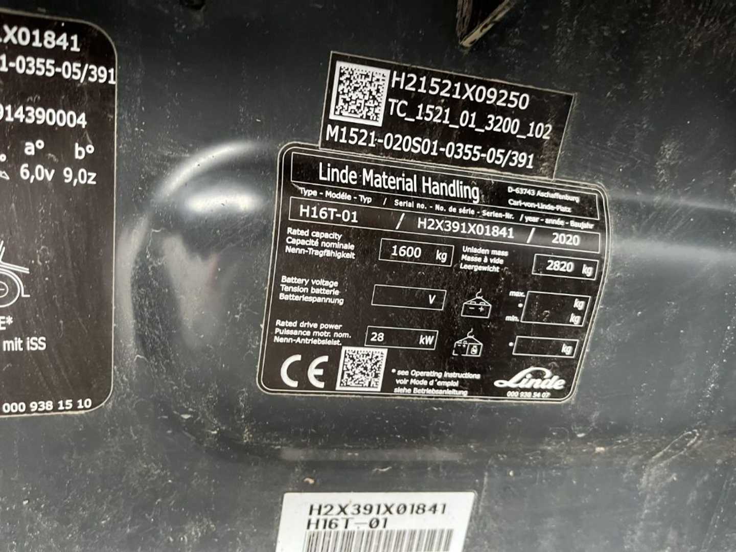 Used Forklift Linde H16T-01 4 riteņu dakšu iekrāvējs (Image 4) Used Forklift Linde H16T-01 4 riteņu dakšu iekrāvējs (Image 4)