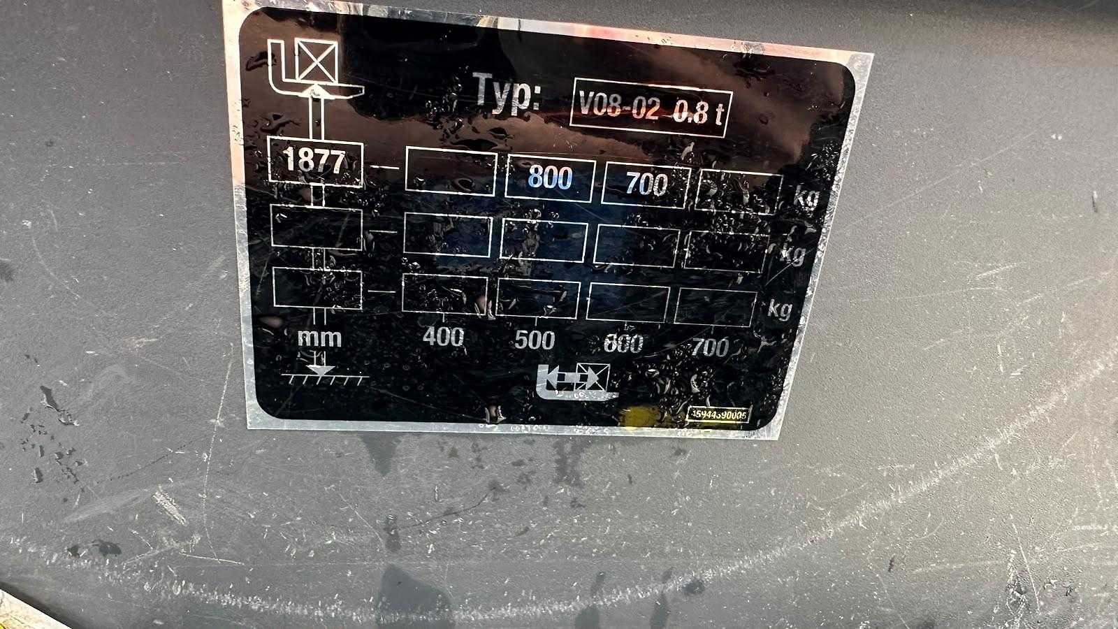 Used Forklift Linde V 08-02 Apakšējo augstplauktu komplektētājs (< 2,5 m) (Image 10) Used Forklift Linde V 08-02 Apakšējo augstplauktu komplektētājs (< 2,5 m) (Image 10)