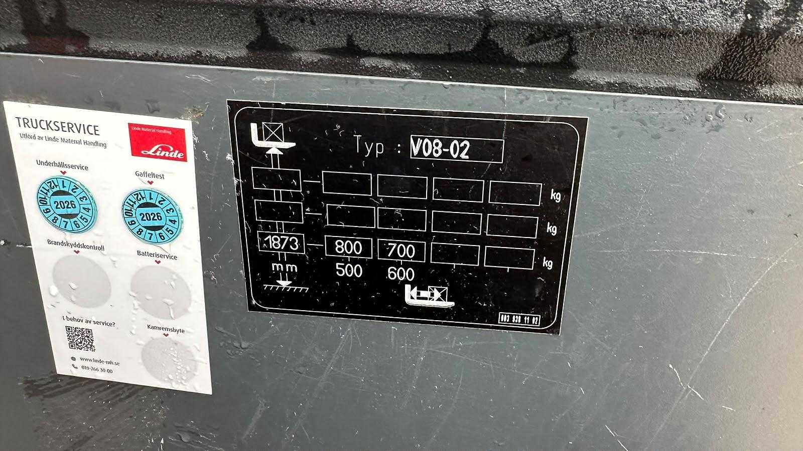 Used Forklift Linde V 08-02 Apakšējo augstplauktu komplektētājs (< 2,5 m) (Image 14) Used Forklift Linde V 08-02 Apakšējo augstplauktu komplektētājs (< 2,5 m) (Image 14)