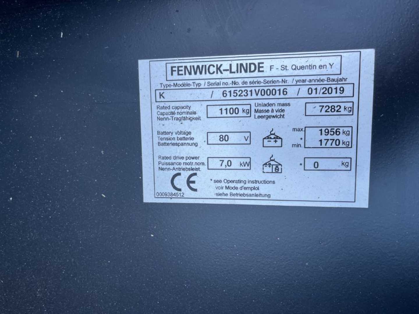 Used Forklift Linde K Augšējo augstplauktu komplektētājs (< 6 m) (Image 4) Used Forklift Linde K Augšējo augstplauktu komplektētājs (< 6 m) (Image 4)