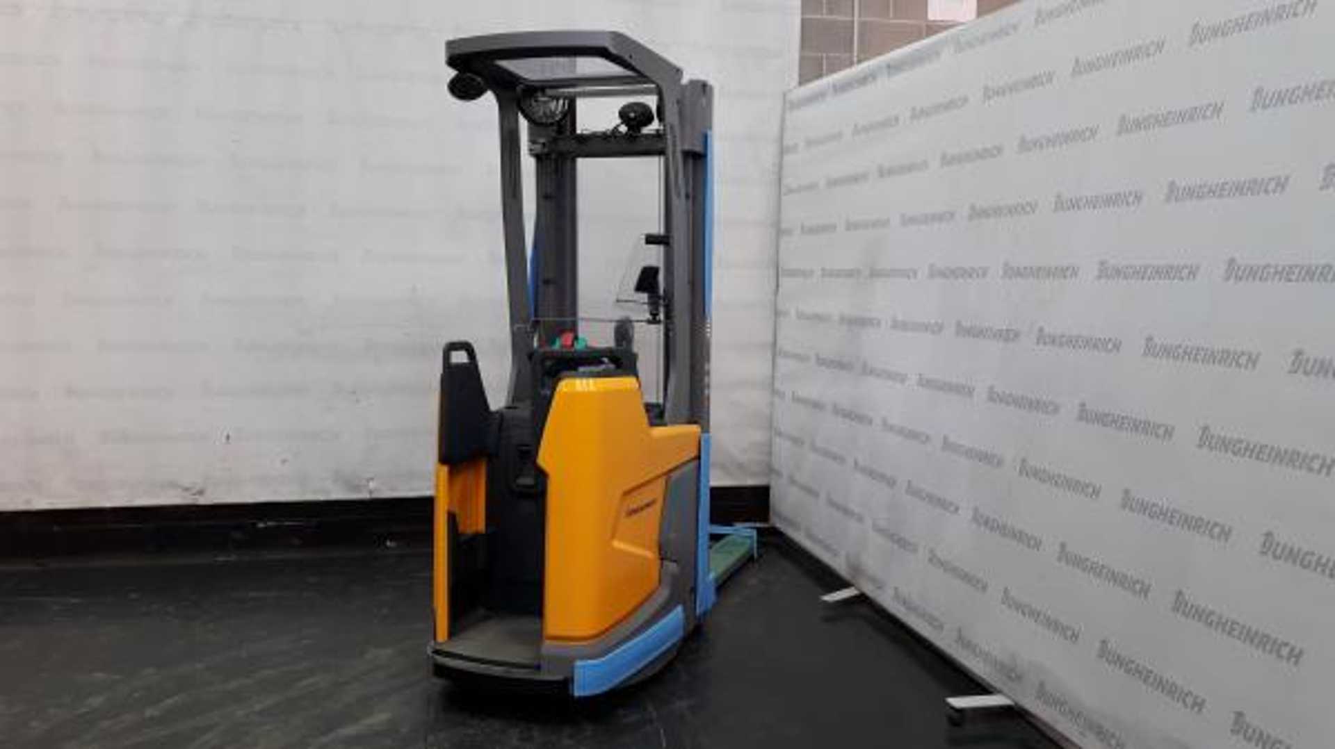 Used Forklift Jungheinrich ERC 216zi FP 115 525 DZ Balstdakšu krautņotāja vadītāja stāvplatforma (vai līdzbraucēja platforma) (Image 1) Used Forklift Jungheinrich ERC 216zi FP 115 525 DZ Balstdakšu krautņotāja vadītāja stāvplatforma (vai līdzbraucēja platforma) (Image 1)