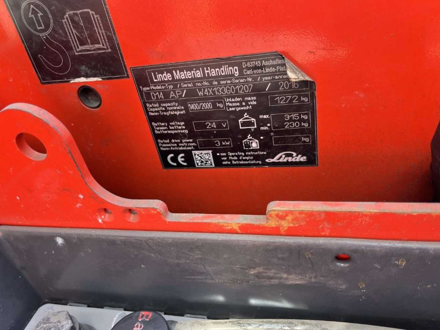 Used Forklift Linde L14LAP Balstdakšu krautņotāja vadītāja stāvplatforma (vai līdzbraucēja platforma) (Image 4) Used Forklift Linde L14LAP Balstdakšu krautņotāja vadītāja stāvplatforma (vai līdzbraucēja platforma) (Image 4)