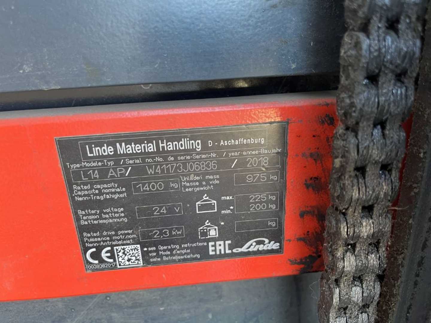 Used Forklift Linde L14AP Balstdakšu krautņotāja vadītāja stāvplatforma (vai līdzbraucēja platforma) (Image 4) Used Forklift Linde L14AP Balstdakšu krautņotāja vadītāja stāvplatforma (vai līdzbraucēja platforma) (Image 4)