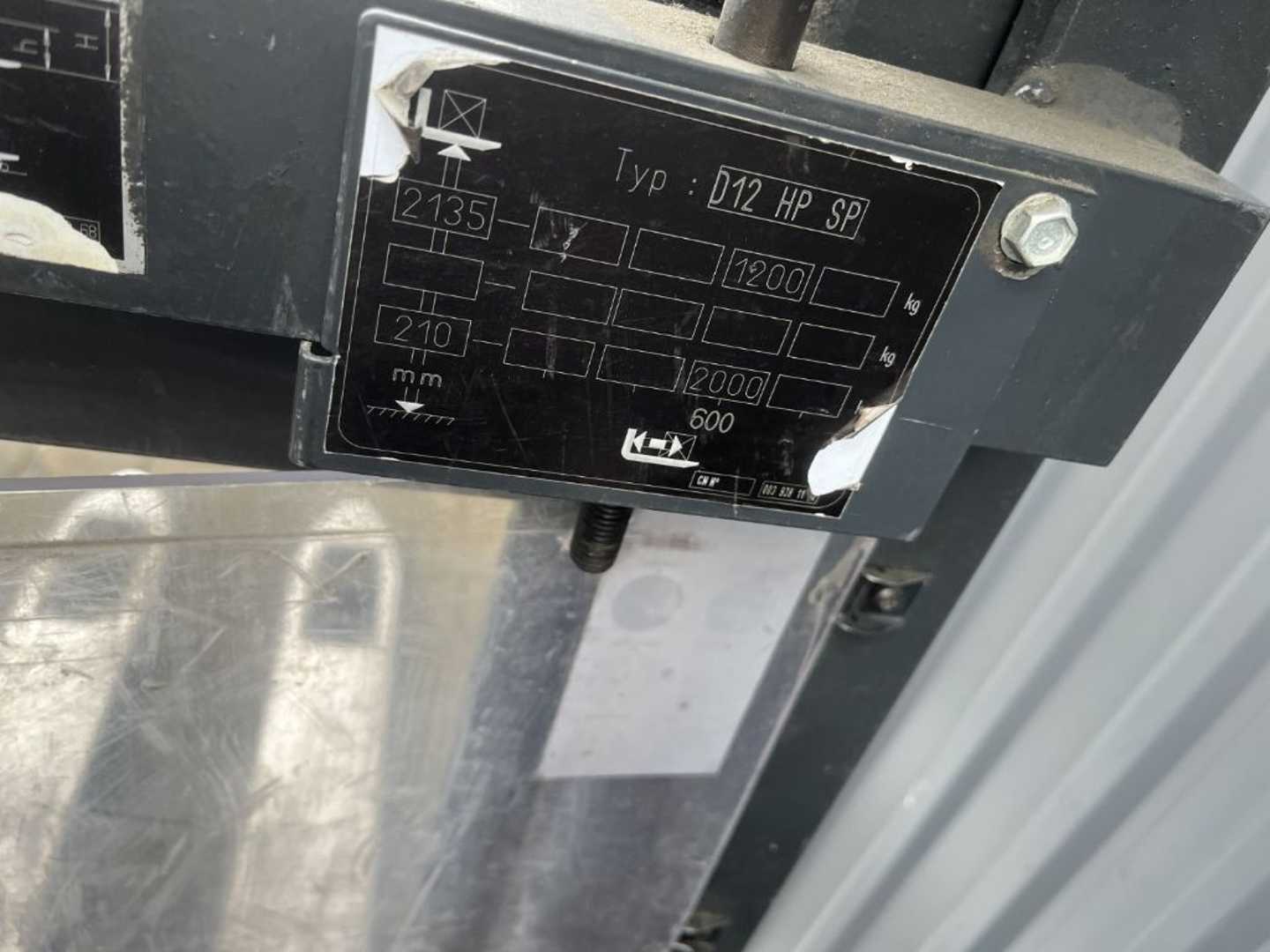 Used Forklift Linde D12SP Balstdakšu krautņotāja vadītāja stāvplatforma (vai līdzbraucēja platforma) (Image 5) Used Forklift Linde D12SP Balstdakšu krautņotāja vadītāja stāvplatforma (vai līdzbraucēja platforma) (Image 5)