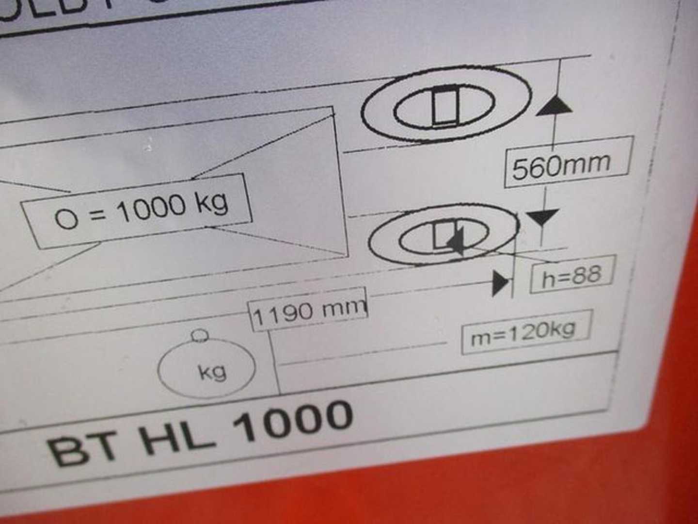 Used Forklift BT HL 1000 Balstdakšu krautņotājs ar dīseli (Image 10) Used Forklift BT HL 1000 Balstdakšu krautņotājs ar dīseli (Image 10)
