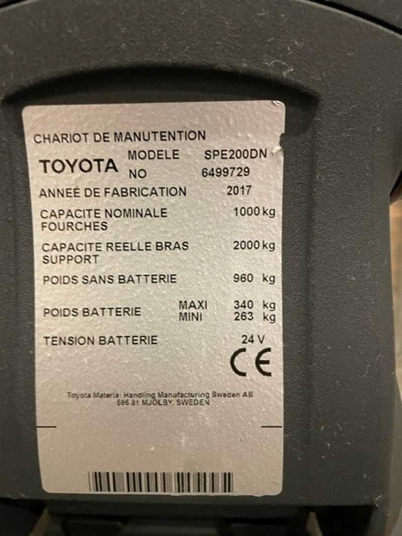 Used Forklift BT SPE200DN Balstdakšu krautņotājs ar dīseli (Image 4) Used Forklift BT SPE200DN Balstdakšu krautņotājs ar dīseli (Image 4)