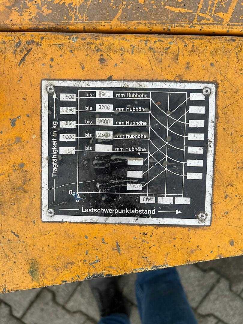 Used Forklift Genkinger EGV 1035 Balstdakšu krautņotājs ar dīseli (Image 3)