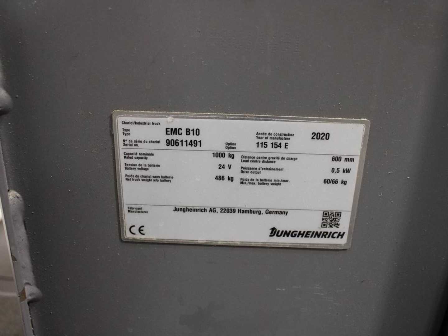 Used Forklift Jungheinrich EMC-B 10 115-57-154E Balstdakšu krautņotājs ar dīseli (Image 3) Used Forklift Jungheinrich EMC-B 10 115-57-154E Balstdakšu krautņotājs ar dīseli (Image 3)