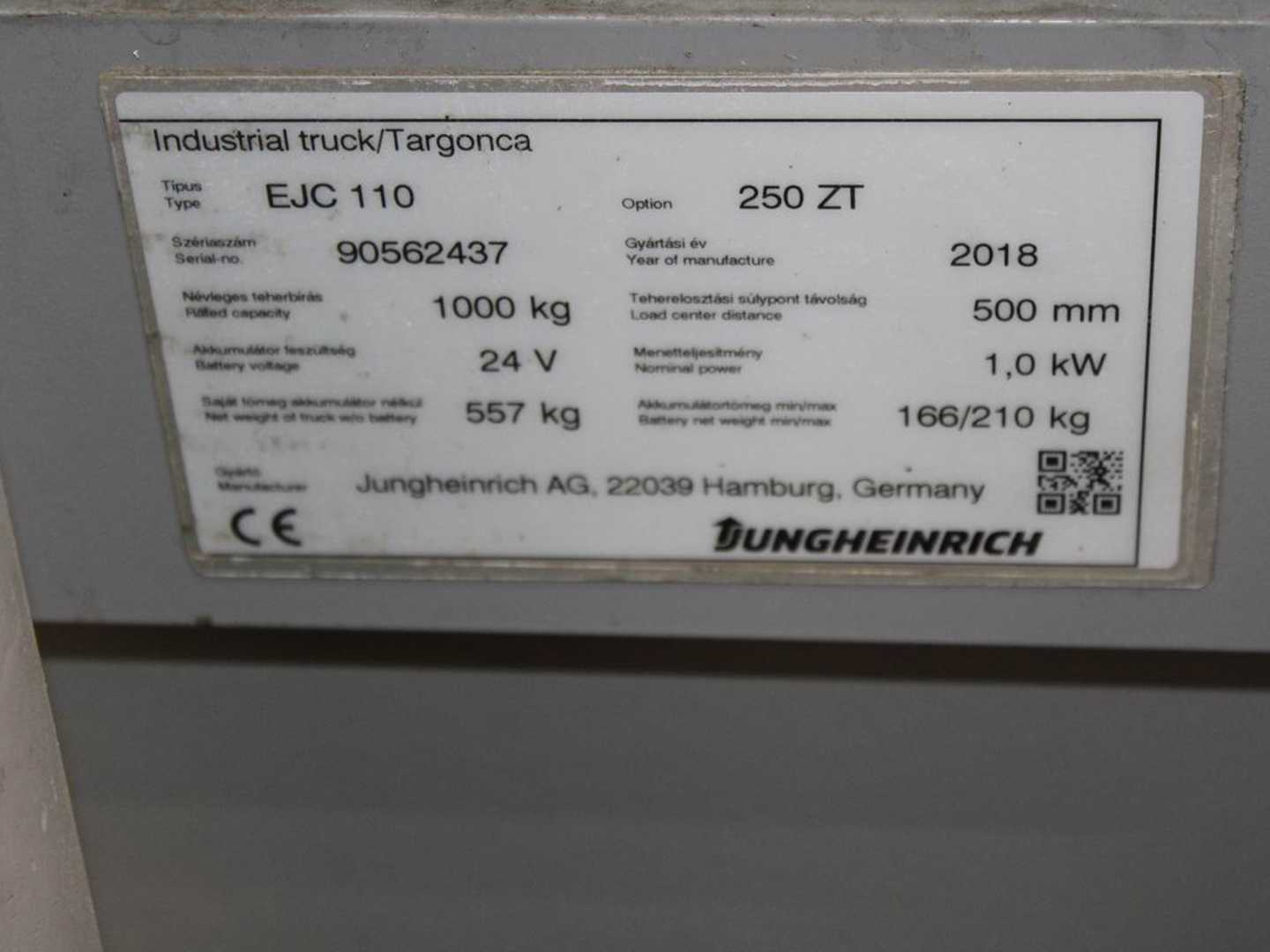 Used Forklift Jungheinrich EJC 110 250ZT Balstdakšu krautņotājs ar dīseli (Image 4) Used Forklift Jungheinrich EJC 110 250ZT Balstdakšu krautņotājs ar dīseli (Image 4)