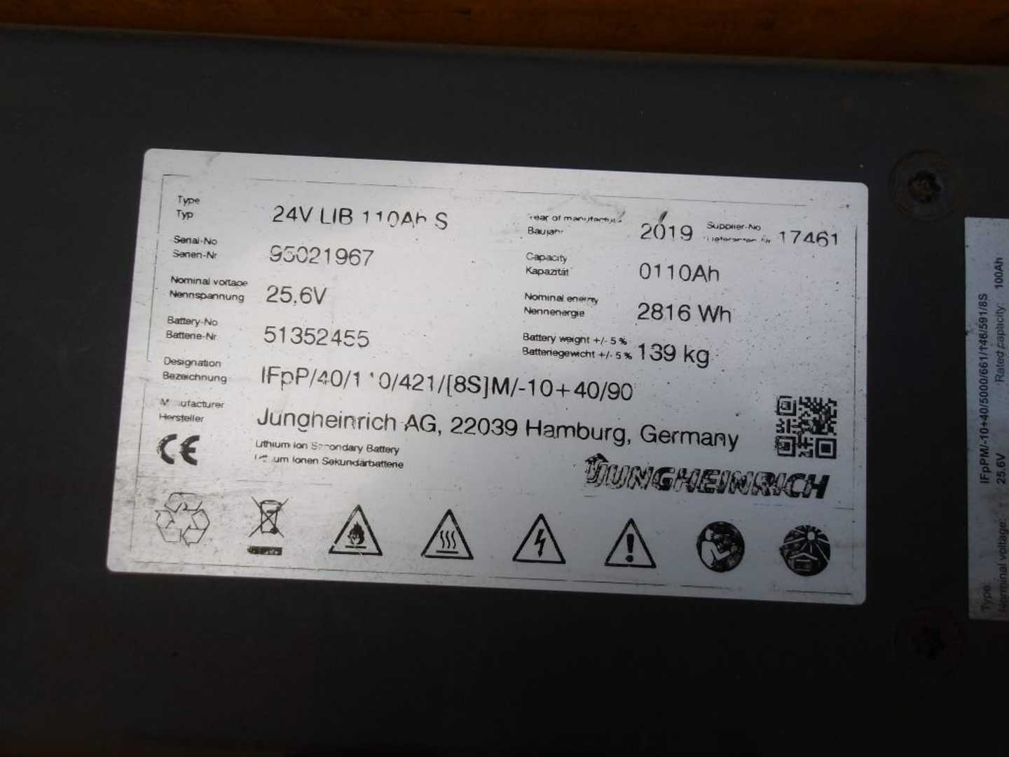 Used Forklift Jungheinrich EJE116 Balstdakšu krautņotājs ar dīseli (Image 5)