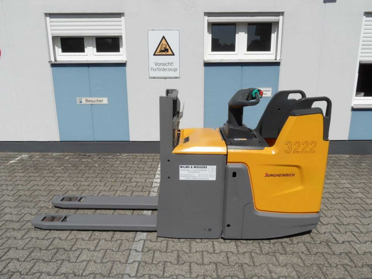 Used Forklift Jungheinrich ERD 220 - Doppelstock - Initialhub - Plattform Balstdakšu krautņotājs ar dīseli (Image 8)