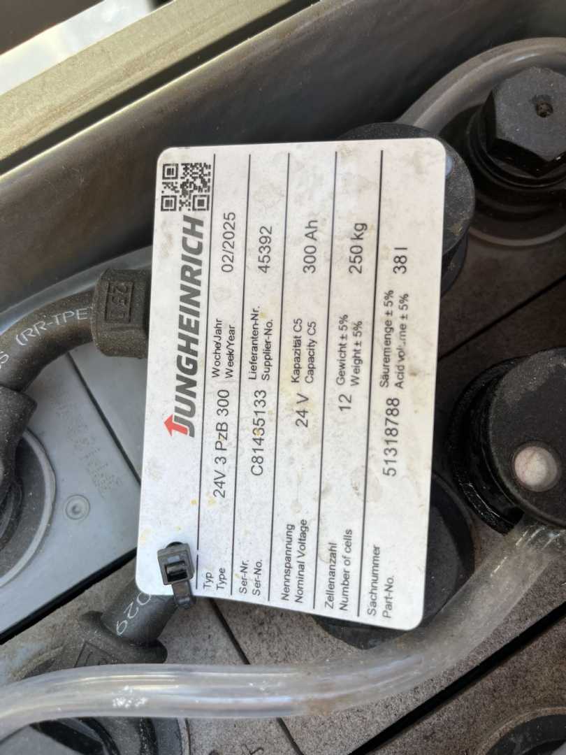Used Forklift Jungheinrich EJC112z mit Initial Hub, Batterie aus 2025!!!!!! Balstdakšu krautņotājs ar dīseli (Image 6)