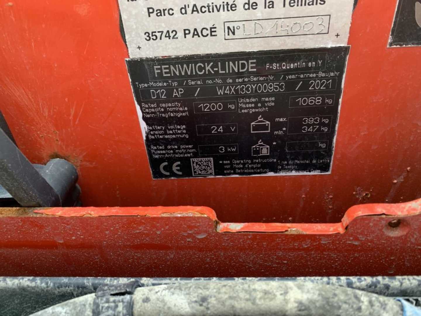 Used Forklift Linde D12AP Balstdakšu krautņotājs ar dīseli (Image 4) Used Forklift Linde D12AP Balstdakšu krautņotājs ar dīseli (Image 4)