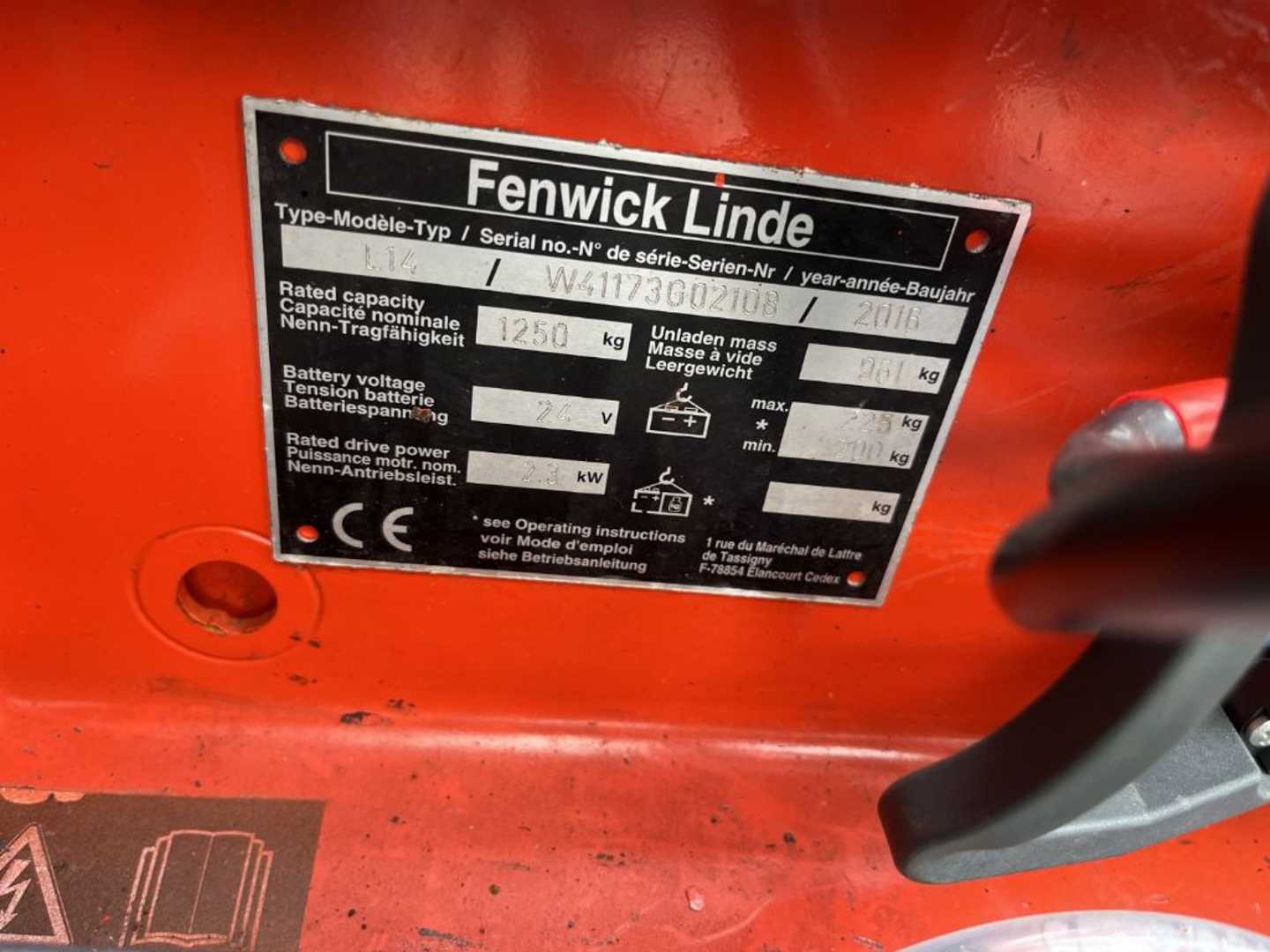 Used Forklift Linde L14 Balstdakšu krautņotājs ar dīseli (Image 7) Used Forklift Linde L14 Balstdakšu krautņotājs ar dīseli (Image 7)