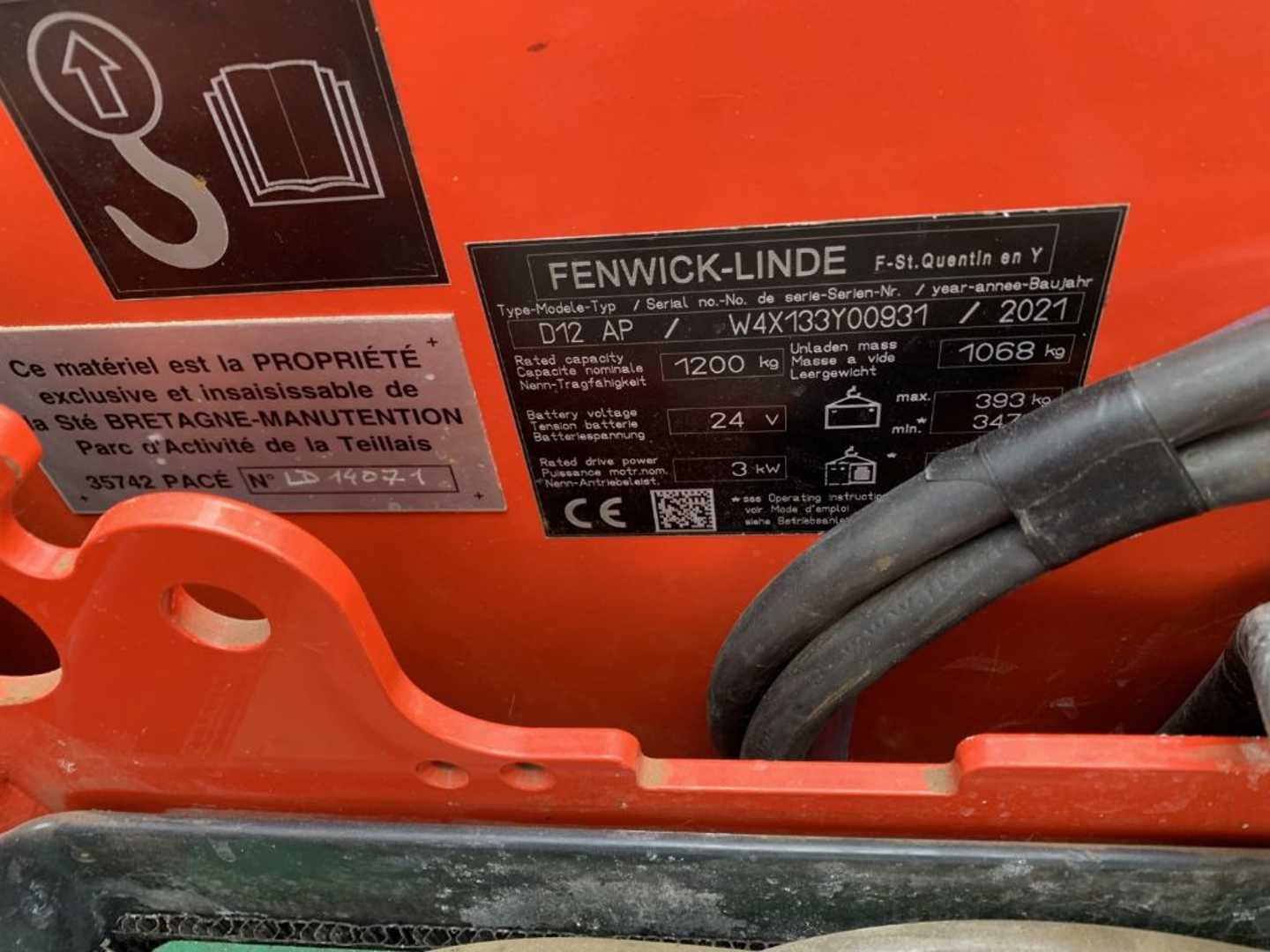 Used Forklift Linde D12AP Balstdakšu krautņotājs ar dīseli (Image 4) Used Forklift Linde D12AP Balstdakšu krautņotājs ar dīseli (Image 4)