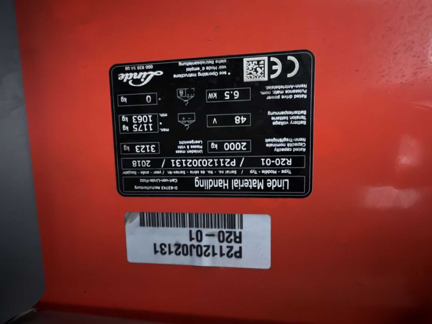 Used Forklift Linde R20-01 Balstdakšu krautņotājs ar dīseli (Image 6) Used Forklift Linde R20-01 Balstdakšu krautņotājs ar dīseli (Image 6)