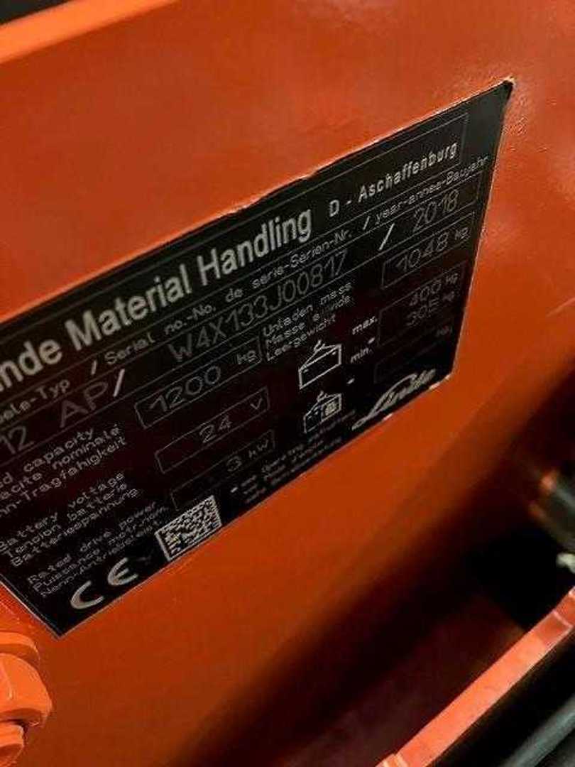 Used Forklift Linde L12AP Balstdakšu krautņotājs ar dīseli (Image 5) Used Forklift Linde L12AP Balstdakšu krautņotājs ar dīseli (Image 5)