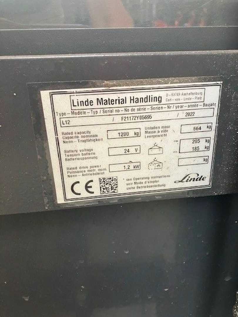 Used Forklift Linde L12 Balstdakšu krautņotājs ar dīseli (Image 6)