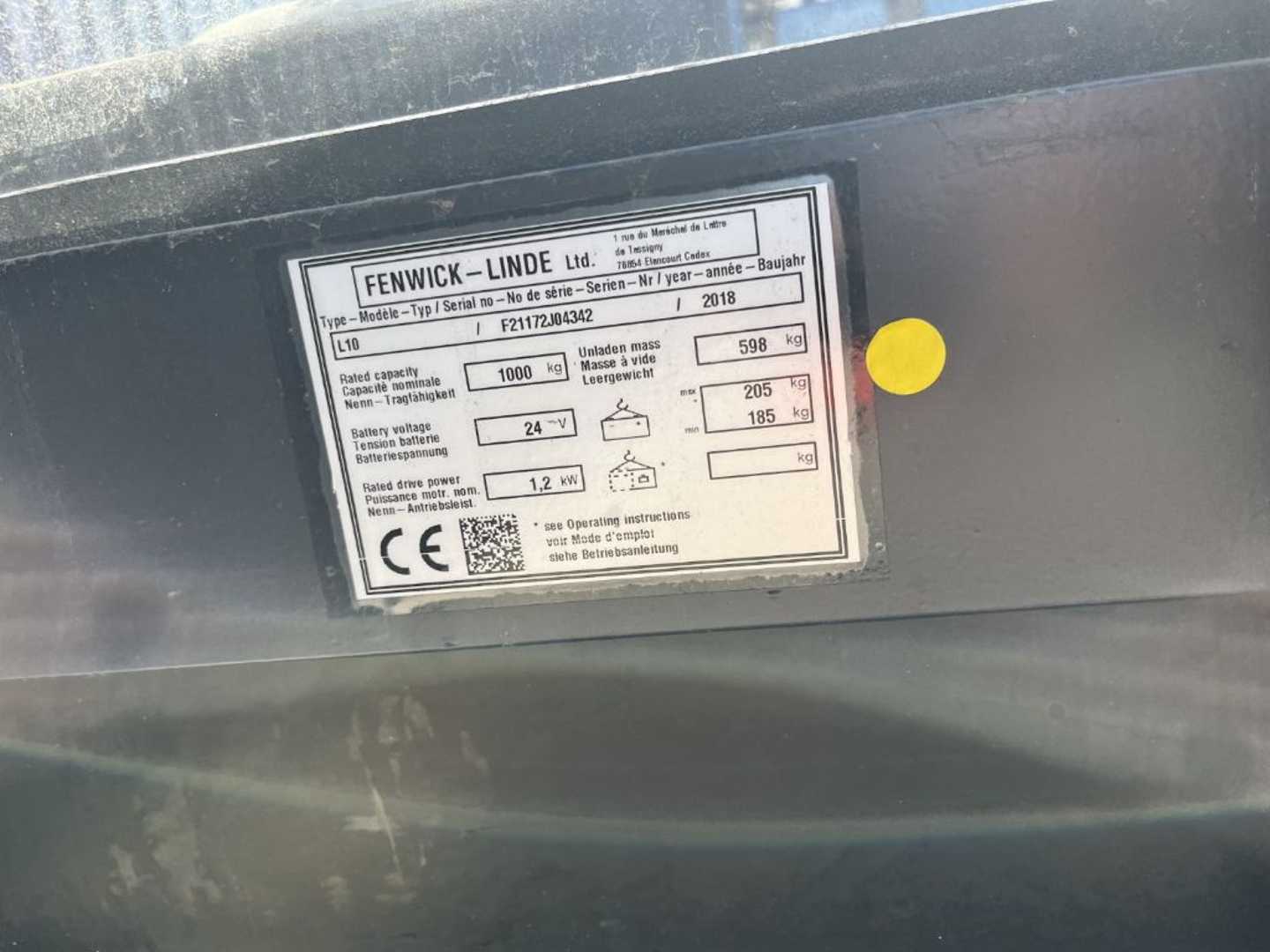 Used Forklift Linde L10 Balstdakšu krautņotājs ar dīseli (Image 4) Used Forklift Linde L10 Balstdakšu krautņotājs ar dīseli (Image 4)