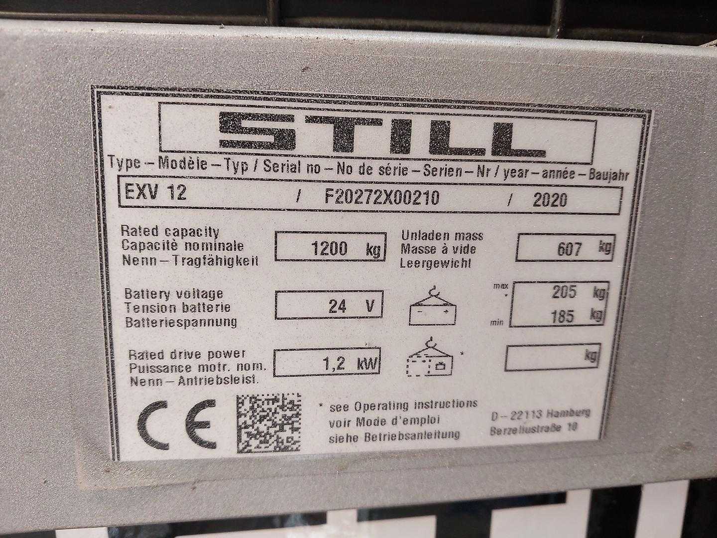 Used Forklift STILL EXV 12 Balstdakšu krautņotājs ar dīseli (Image 2) Used Forklift STILL EXV 12 Balstdakšu krautņotājs ar dīseli (Image 2)