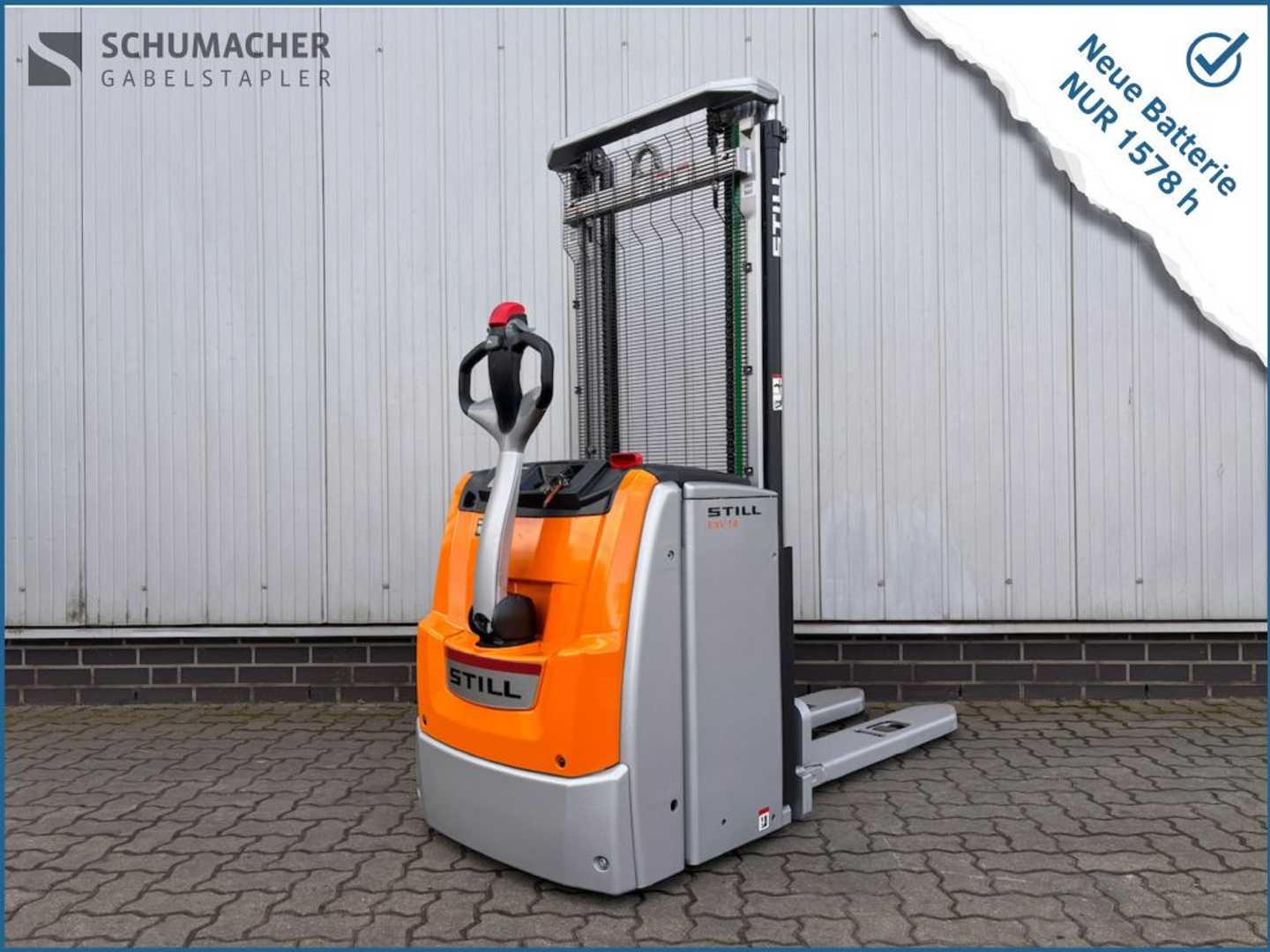Used Forklift STILL EXV14 | Neue Batterie Balstdakšu krautņotājs ar dīseli (Image 1)
