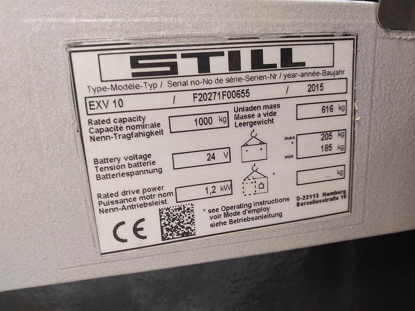 Used Forklift STILL EXV 10 Balstdakšu krautņotājs ar dīseli (Image 5) Used Forklift STILL EXV 10 Balstdakšu krautņotājs ar dīseli (Image 5)