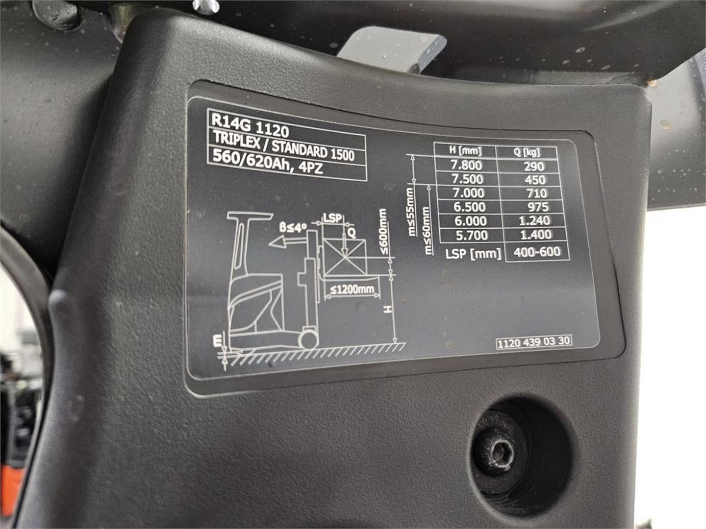 Used Forklift Linde R14G Bīdmasta iekrāvējs (Image 6) Used Forklift Linde R14G Bīdmasta iekrāvējs (Image 6)