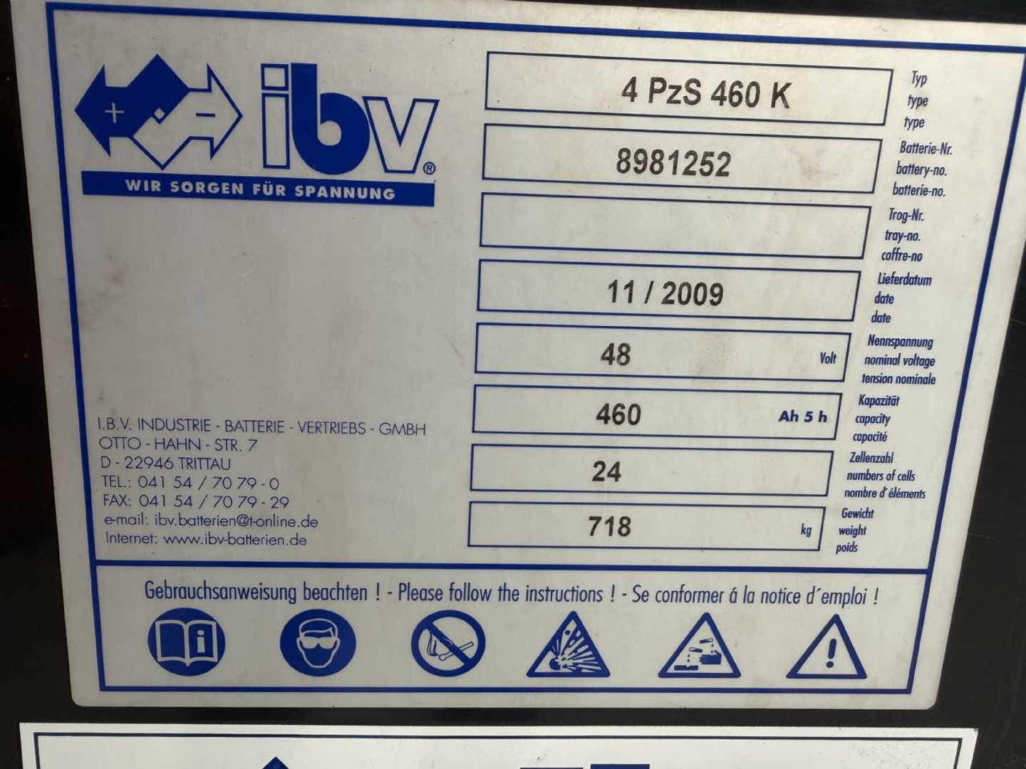 Used Forklift Doosan BR14JW Bīdmasta iekrāvējs (Image 5)