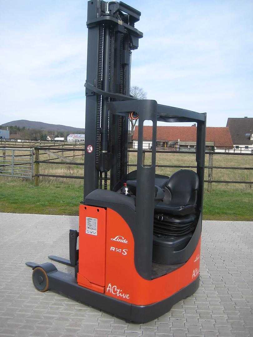 Used Forklift Linde R14S Bīdmasta iekrāvējs (Image 2) Used Forklift Linde R14S Bīdmasta iekrāvējs (Image 2)