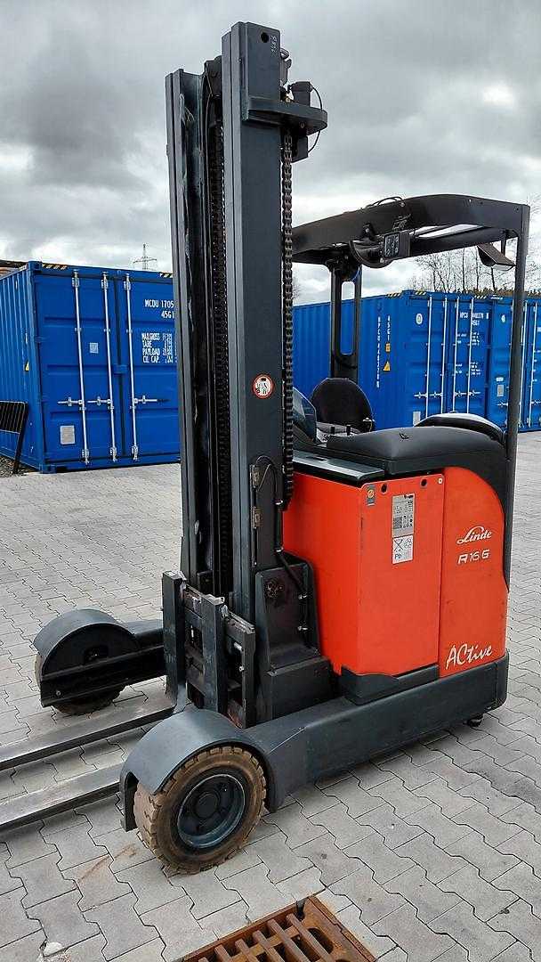 Used Forklift Linde R16G Bīdmasta iekrāvējs (Image 1) Used Forklift Linde R16G Bīdmasta iekrāvējs (Image 1)