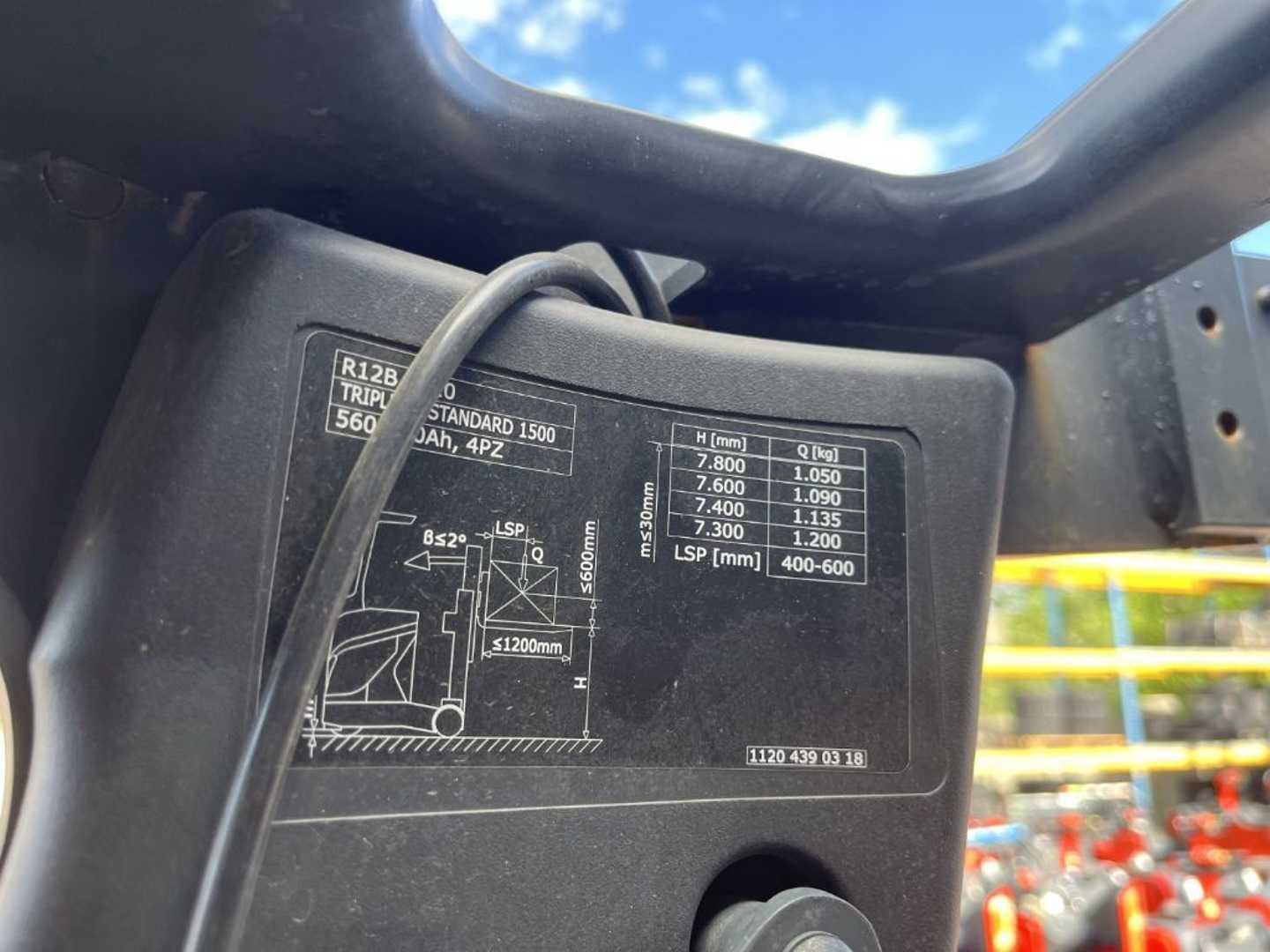 Used Forklift Linde R12B-01 Bīdmasta iekrāvējs (Image 7)