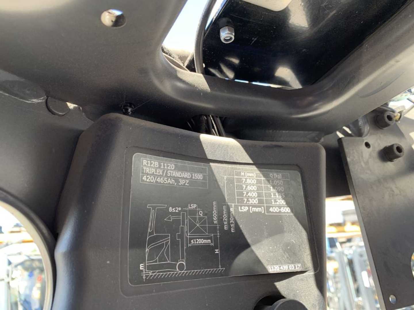 Used Forklift Linde R12B Bīdmasta iekrāvējs (Image 6)
