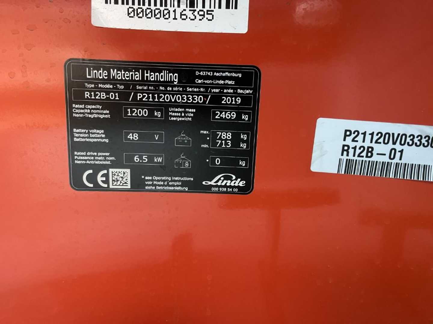 Used Forklift Linde R12B Bīdmasta iekrāvējs (Image 4)