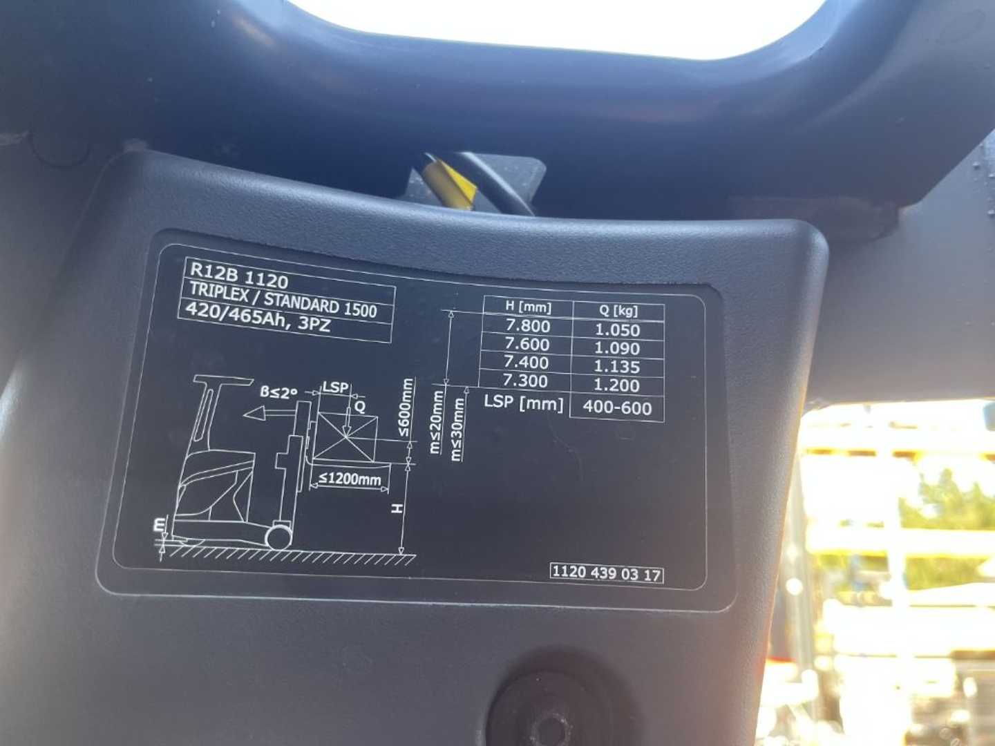 Used Forklift Linde R12B Bīdmasta iekrāvējs (Image 9)