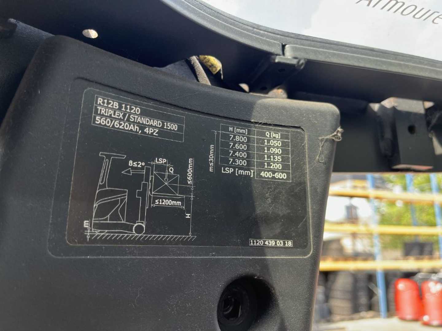 Used Forklift Linde R12B-01 Bīdmasta iekrāvējs (Image 6)