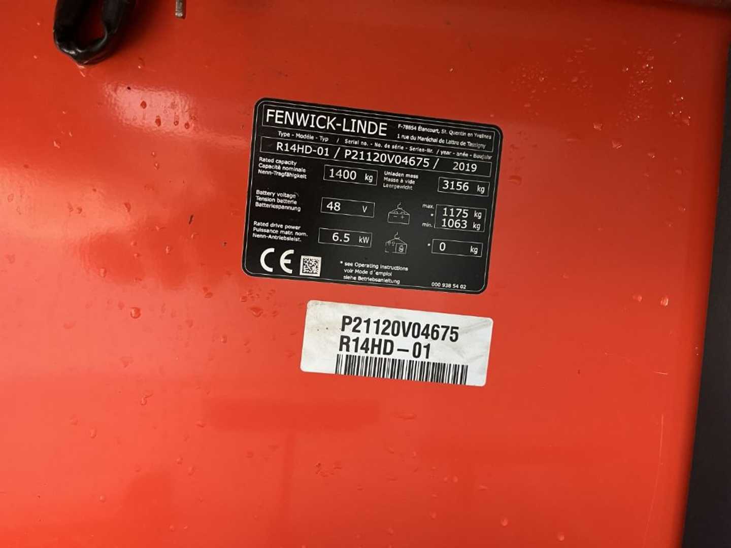 Used Forklift Linde R14HD-01 Bīdmasta iekrāvējs (Image 4)