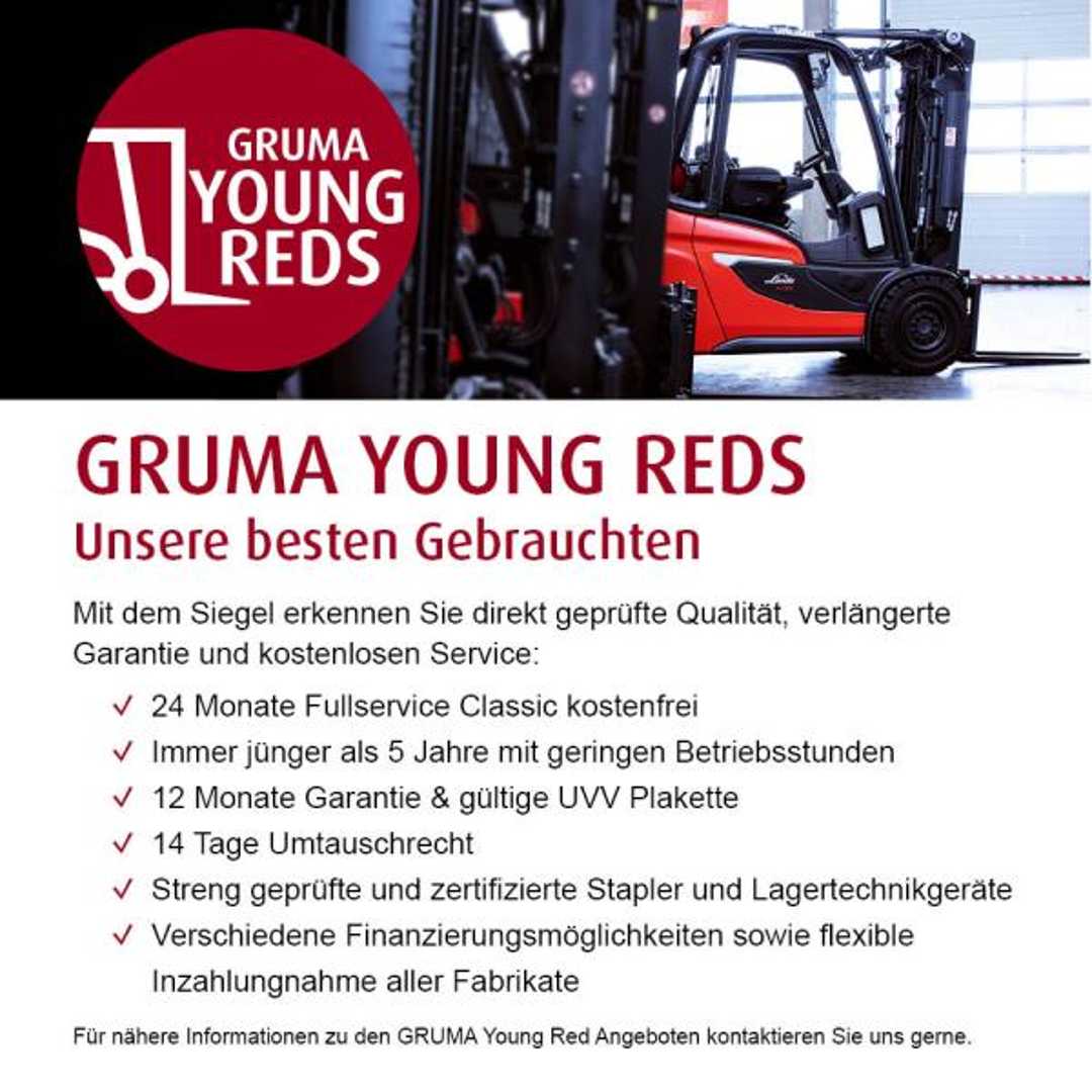 Used Forklift Linde R 16 HD 1120 Bīdmasta iekrāvējs (Image 2)