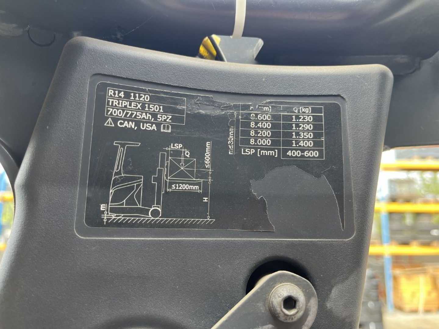 Used Forklift Linde R14-01 Bīdmasta iekrāvējs (Image 10)