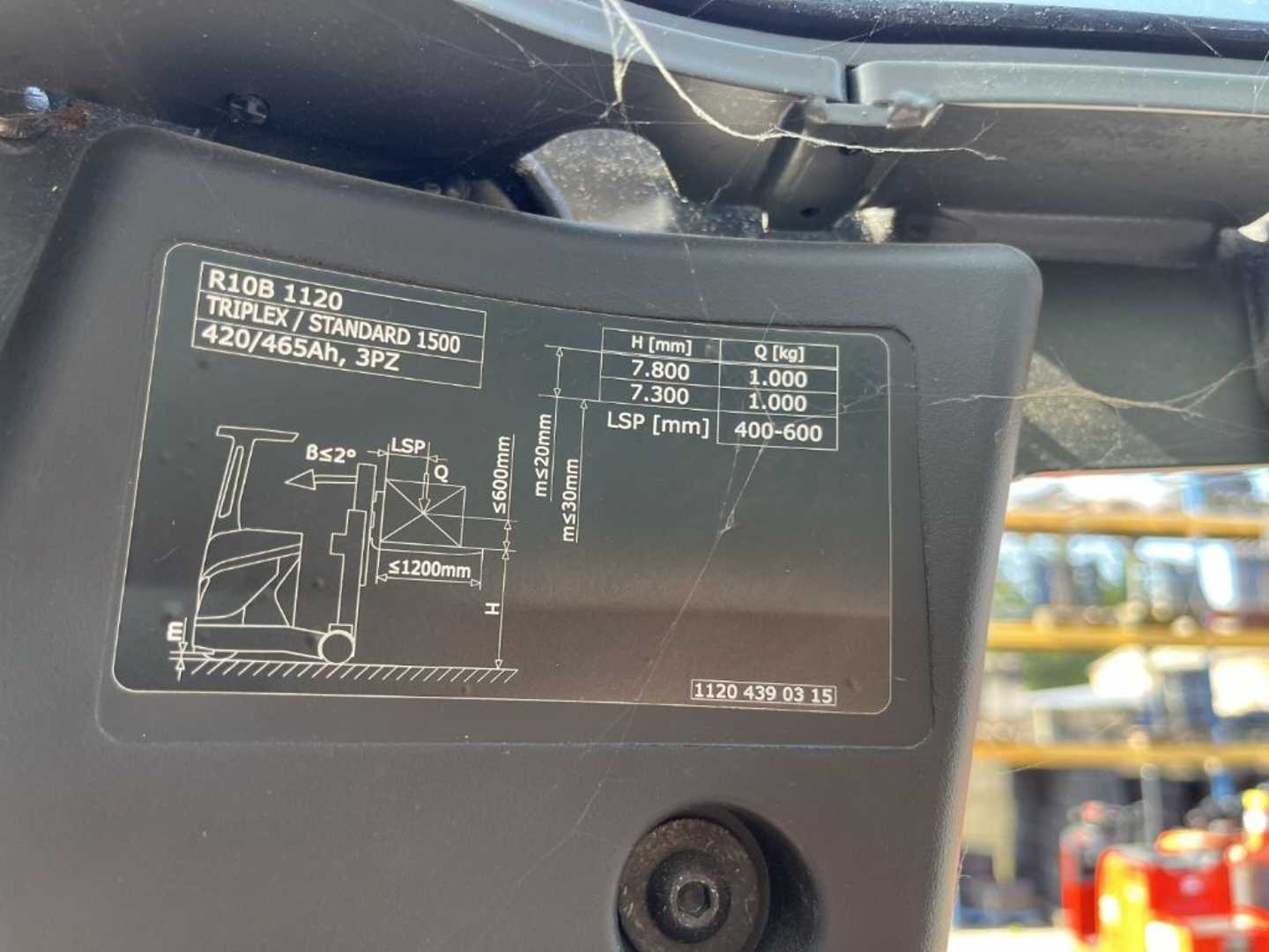 Used Forklift Linde R10B Bīdmasta iekrāvējs (Image 7)