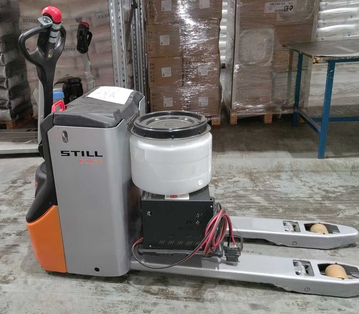 Used Forklift STILL ECU16 Gājēju krautņotāja vadītāja stāvplatforma (vai līdzbraucēja platforma) (Image 2)