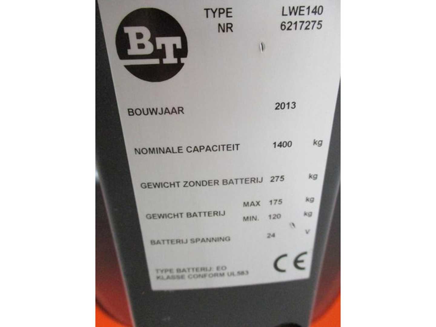 Used Forklift BT LWE140 Gājēju krautņotājs ar dīseli (Image 8)