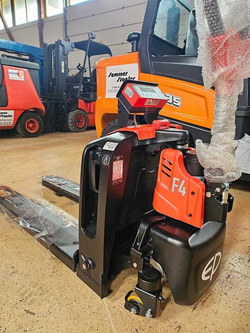 Used Forklift EP EP F4 mit RAVAS Wiegesystem Gājēju krautņotājs ar dīseli (Image 1)